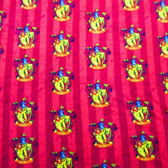 Long Warm Handmade Harry Potter Gryffindor House Fleece Blanket 85" x 58" - Picture 1 of 2